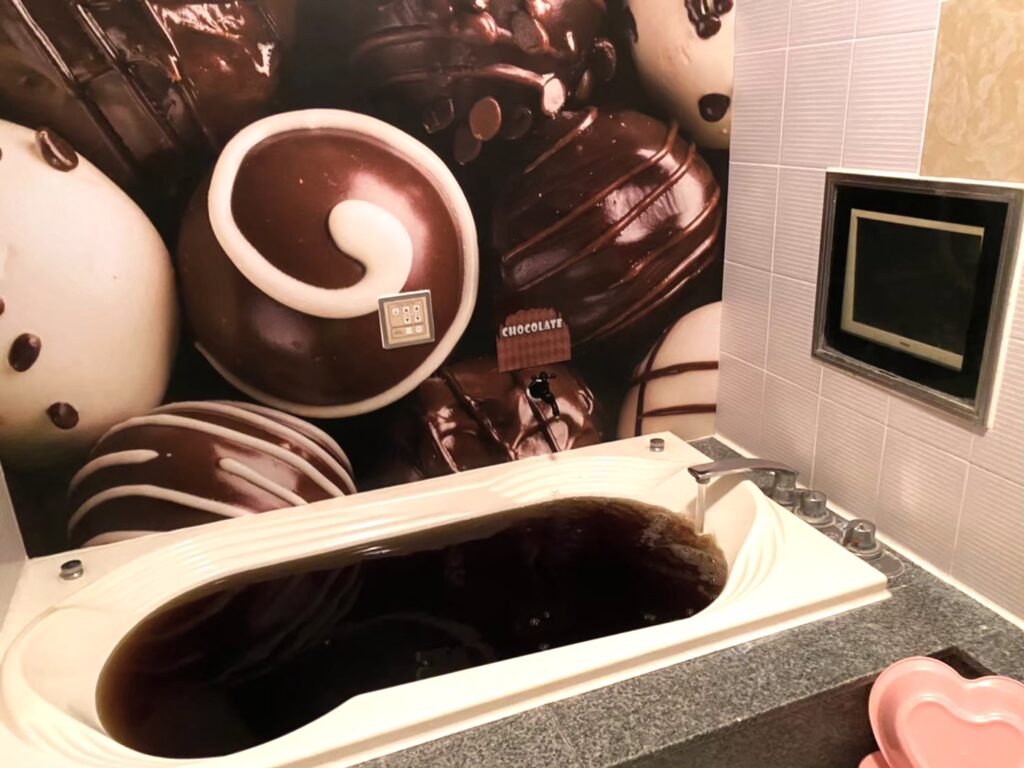 チョコ風呂画像